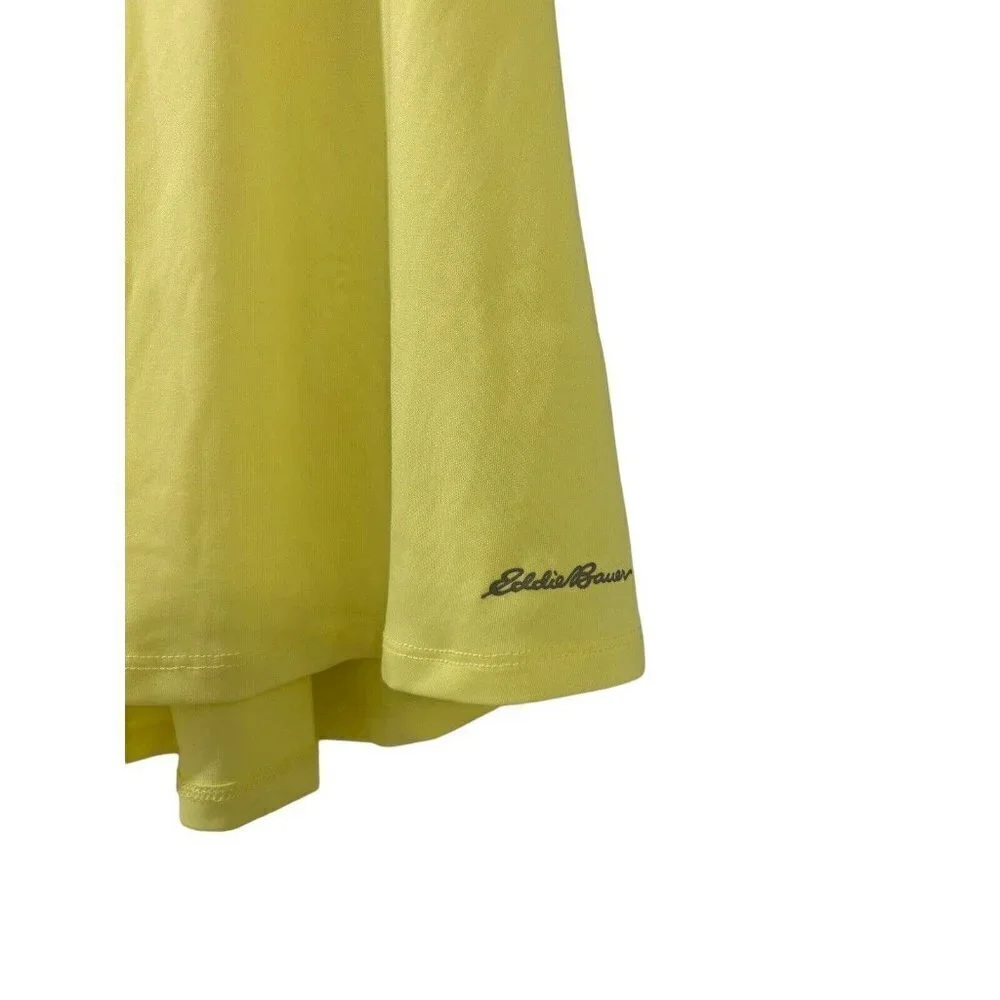 Eddie Bauer Girls Trail Twist Tank Top Yellow Medium NWT